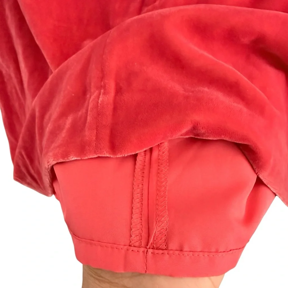 J. Crew Coral Velvet Women’s Mini Skirt Size 4